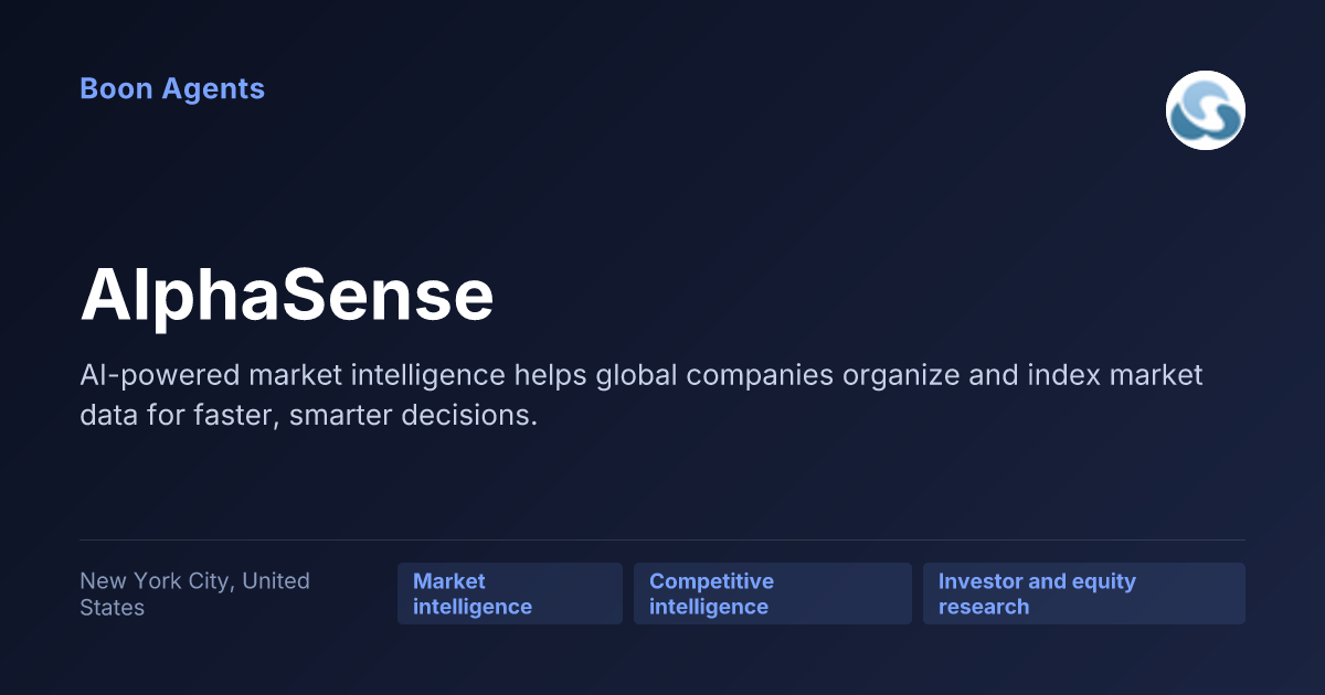AlphaSense — company overview