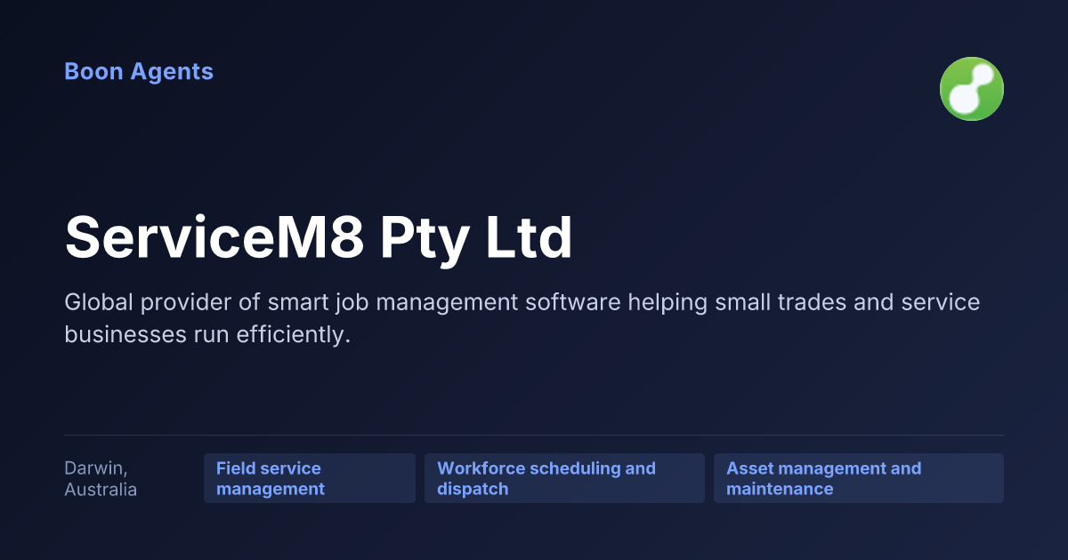 ServiceM8 Pty Ltd — company overview
