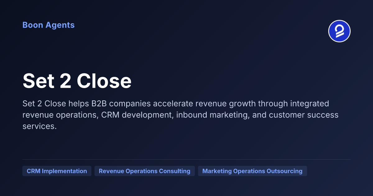 Set 2 Close — company overview