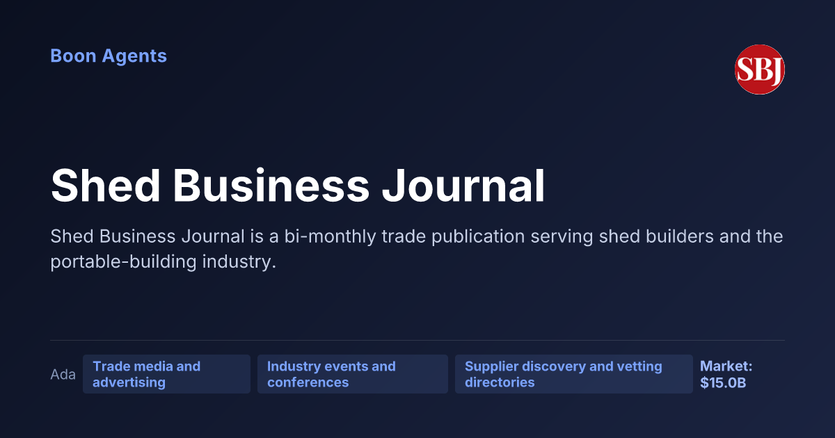 Shed Business Journal — company overview