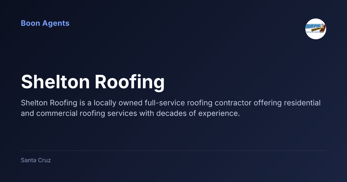 Shelton Roofing — company overview