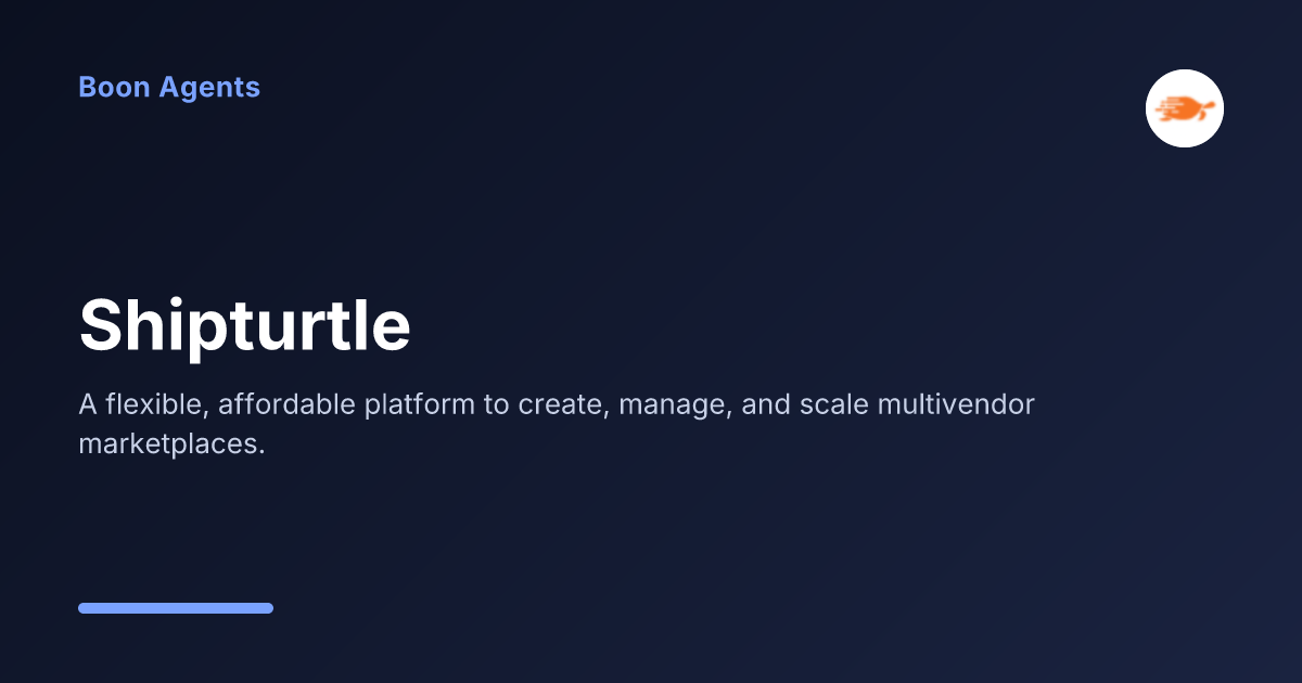 Shipturtle — company overview