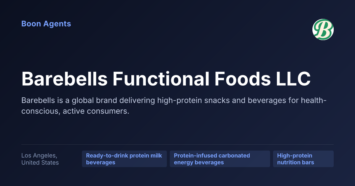 Barebells Functional Foods LLC — company overview