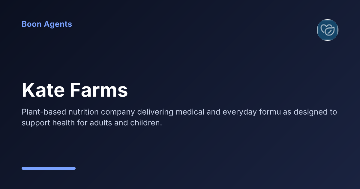 Kate Farms — company overview