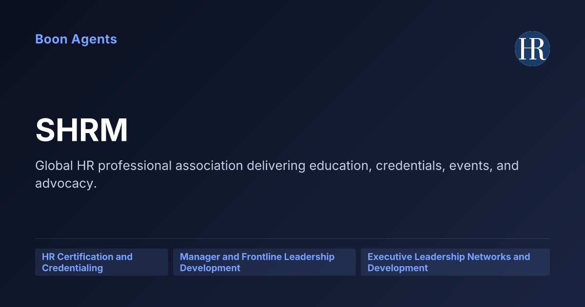 SHRM — company overview