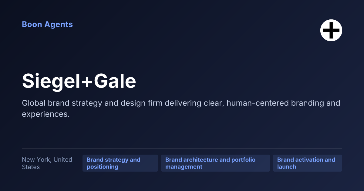 Siegel+Gale — company overview