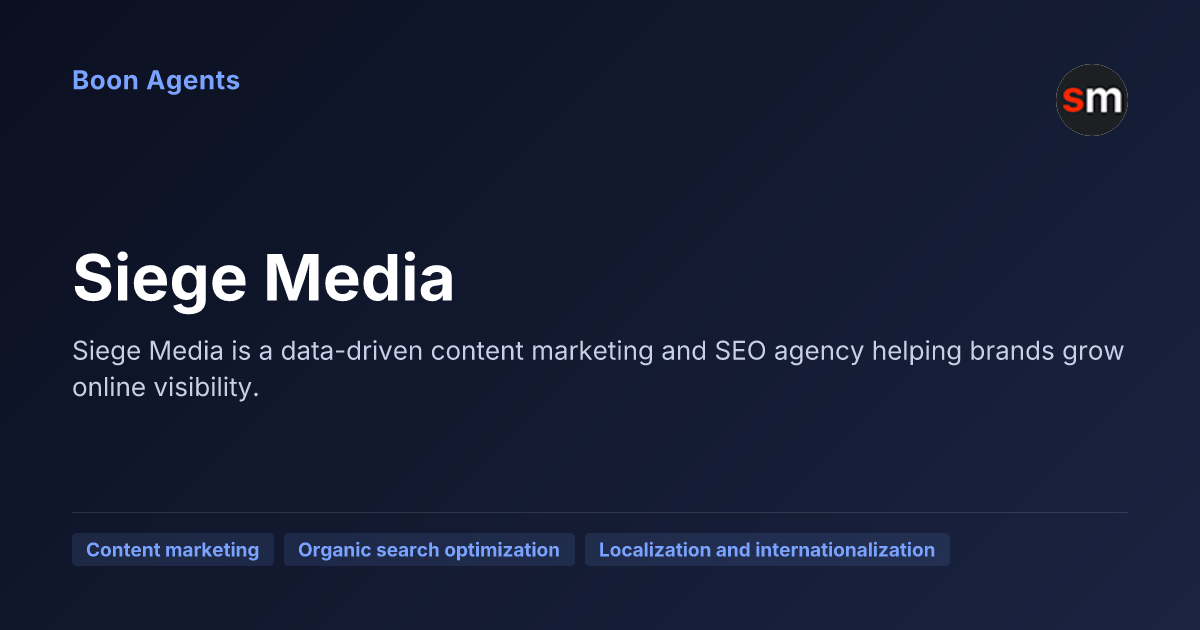 Siege Media — company overview
