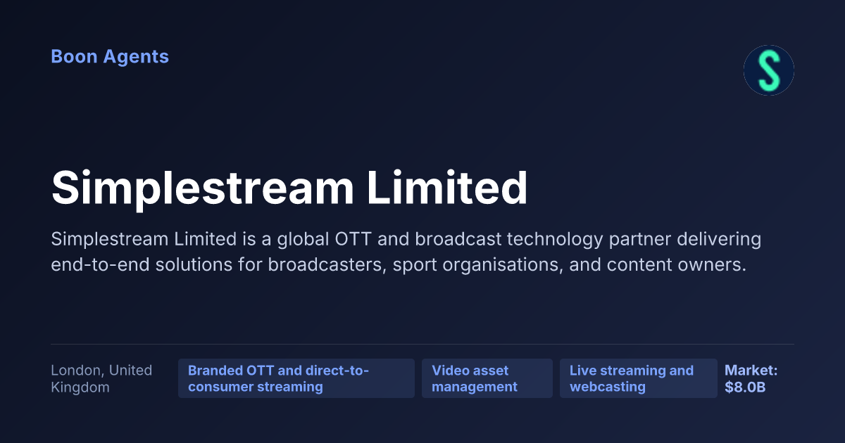 Simplestream Limited — company overview