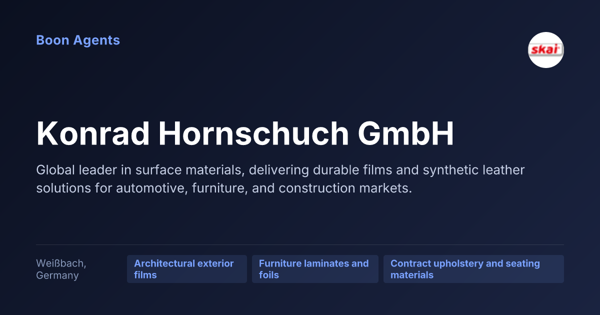 Konrad Hornschuch GmbH — company overview