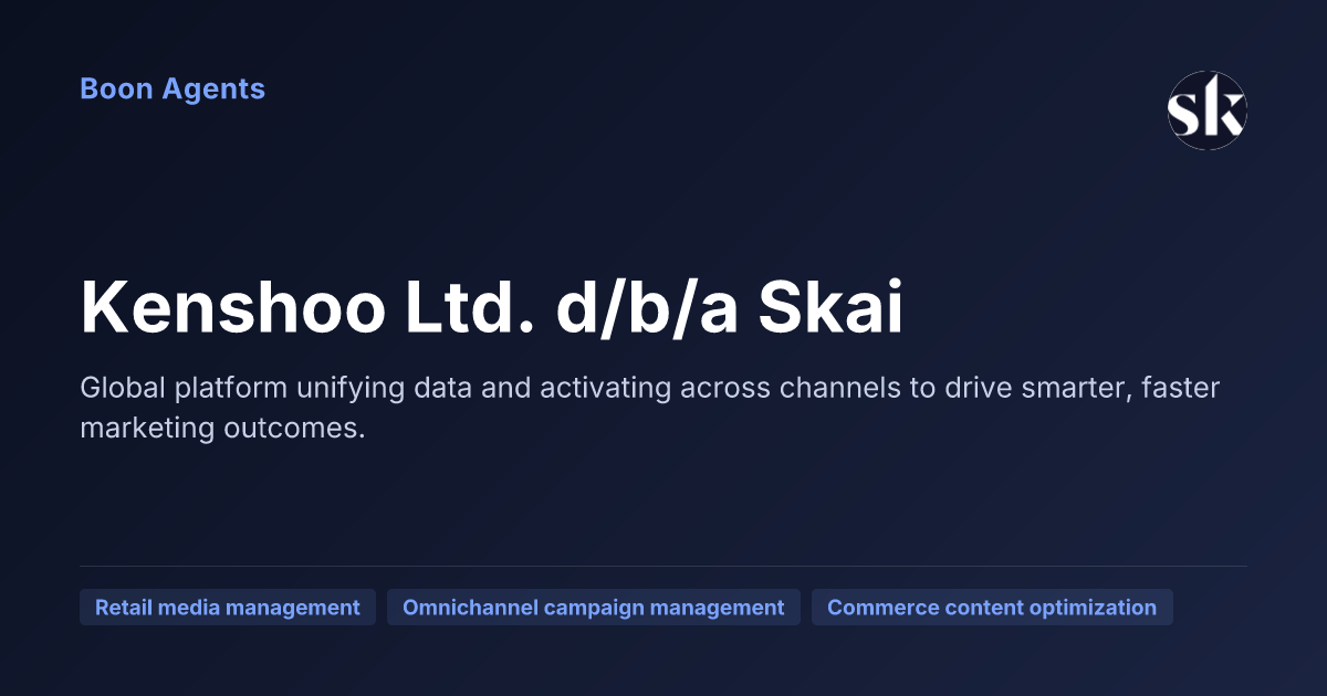 Kenshoo Ltd. d/b/a Skai — company overview