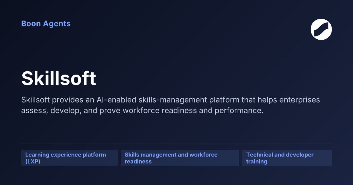 Skillsoft — company overview