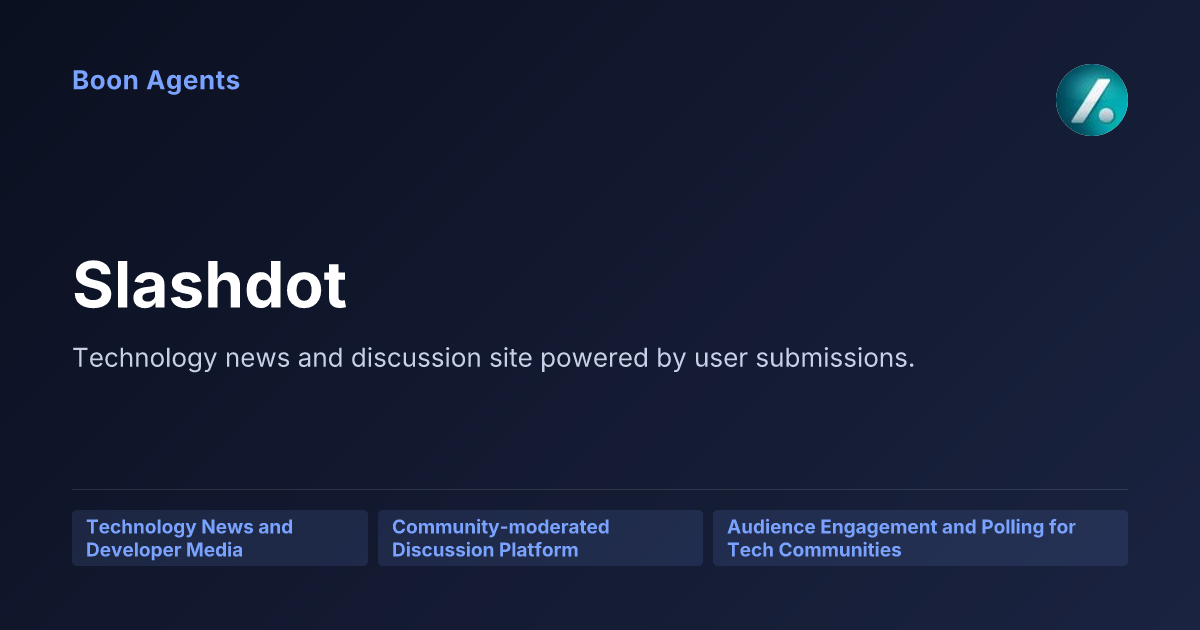 Slashdot — company overview