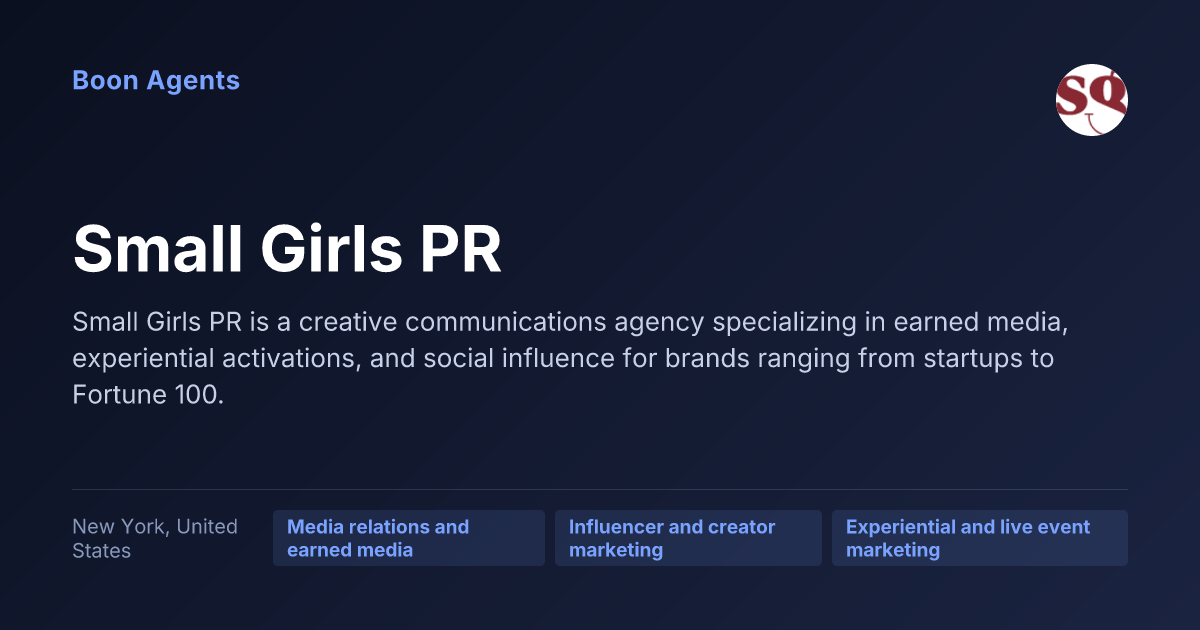 Small Girls PR — company overview