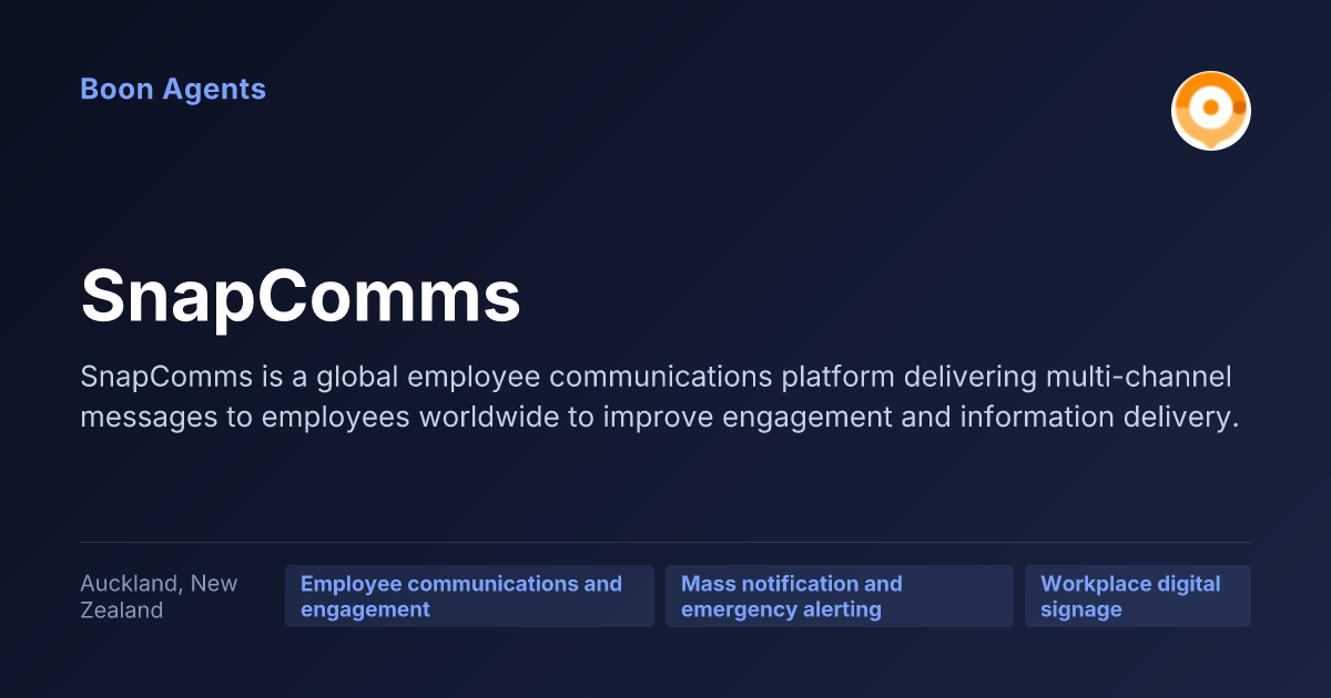 SnapComms — company overview