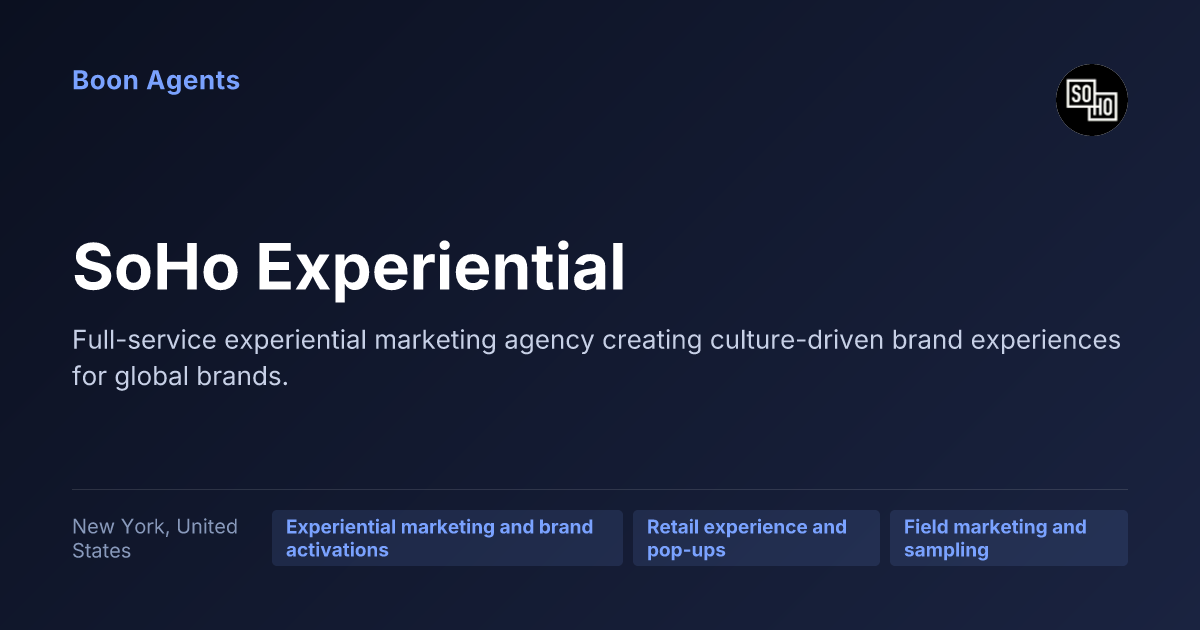 SoHo Experiential — company overview