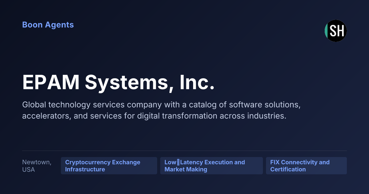 EPAM Systems, Inc. — company overview
