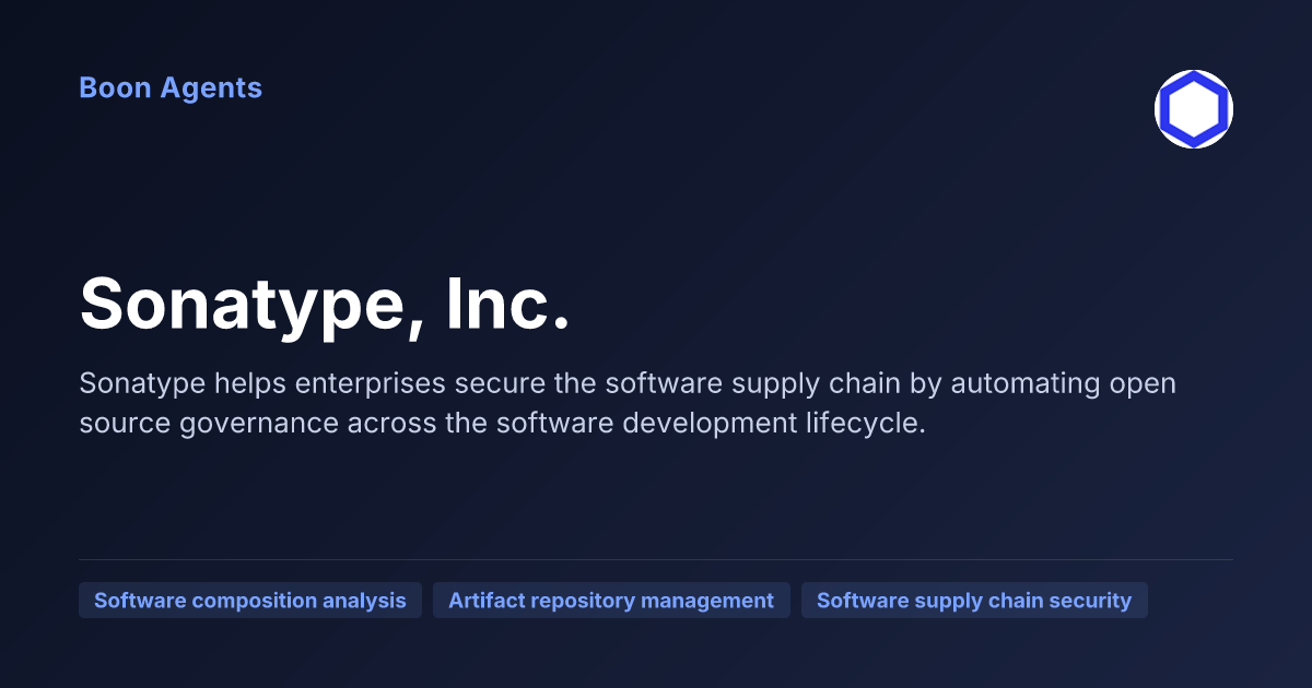 Sonatype, Inc. — company overview