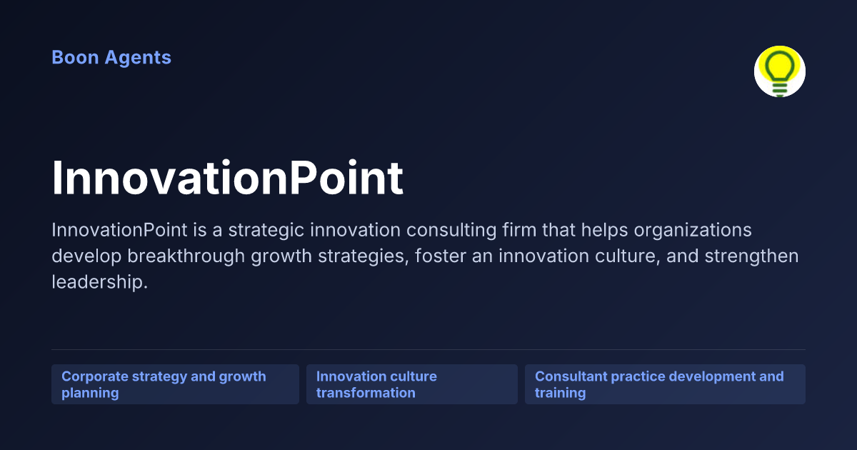 InnovationPoint — company overview