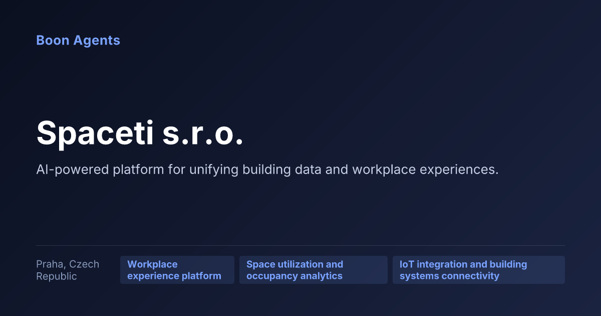 Spaceti s.r.o. — company overview