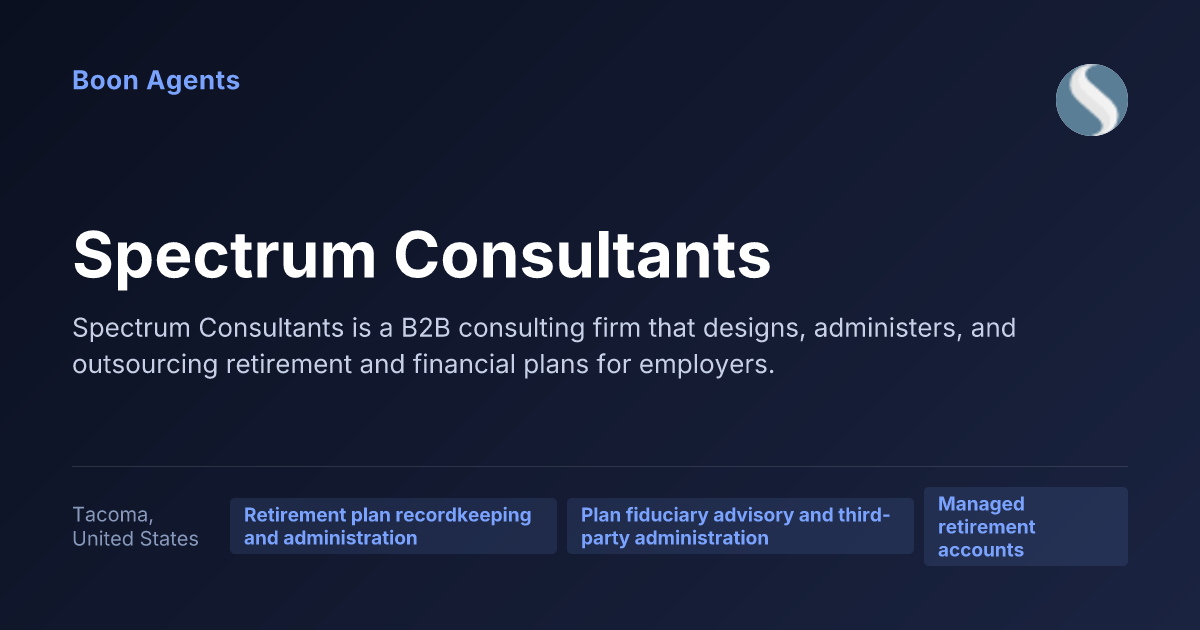 Spectrum Consultants — company overview