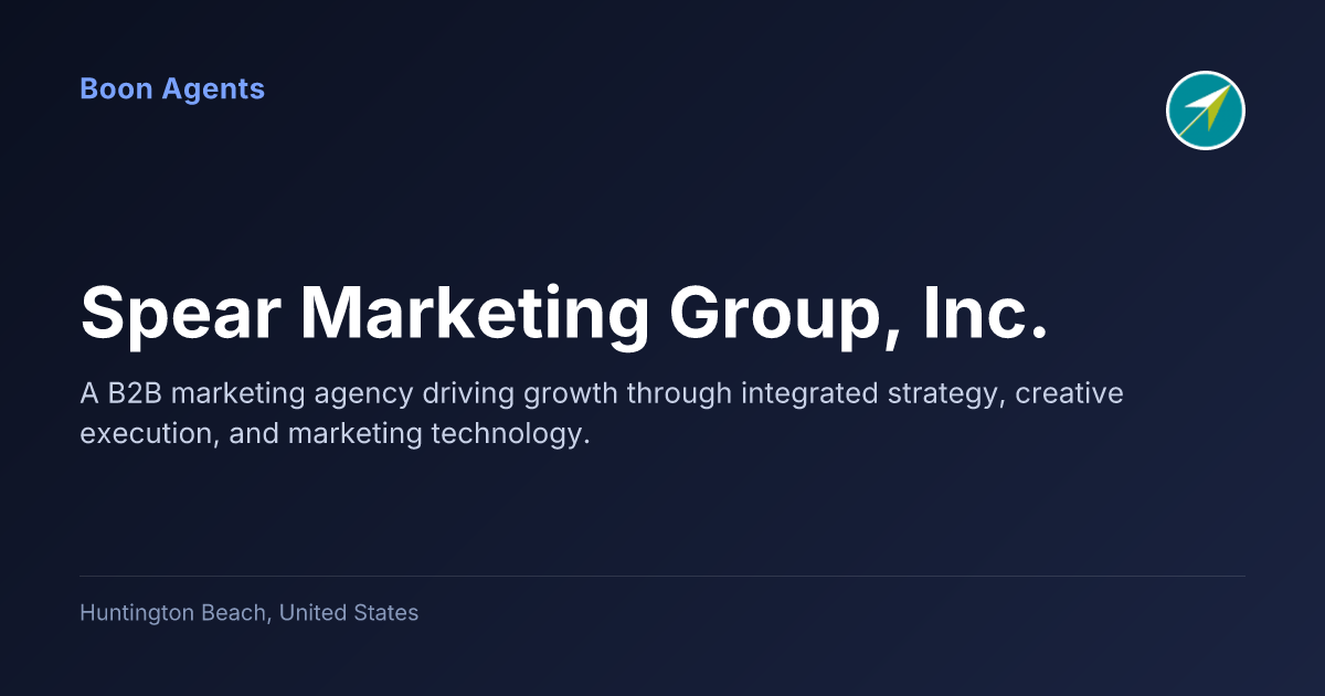 Spear Marketing Group, Inc. — company overview