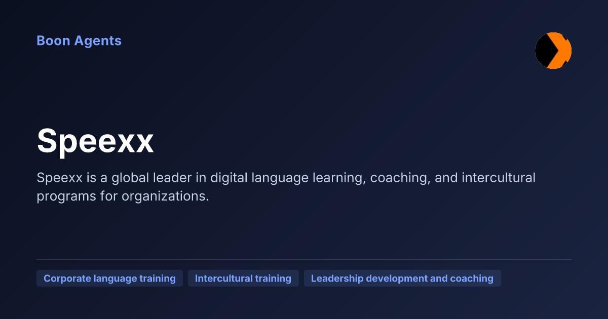 Speexx — company overview