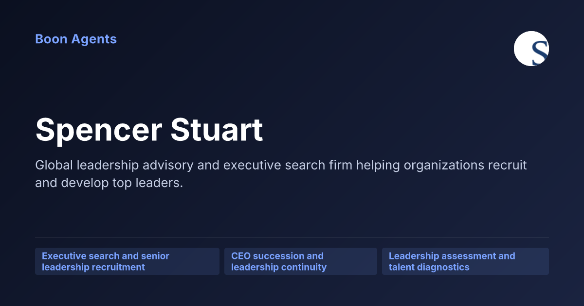 Spencer Stuart — company overview