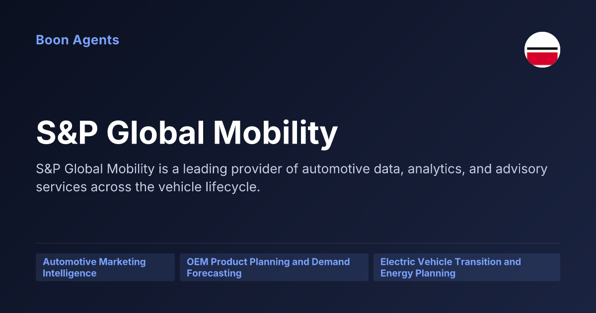 S&P Global Mobility — company overview