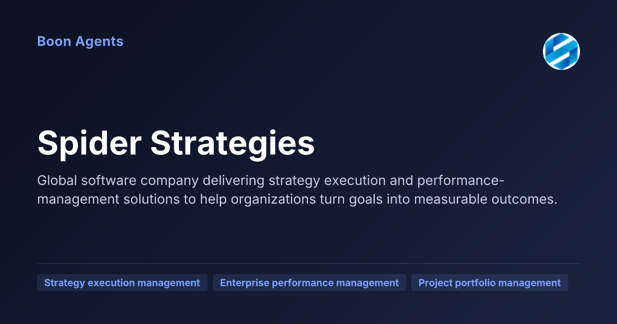 Spider Strategies — company overview