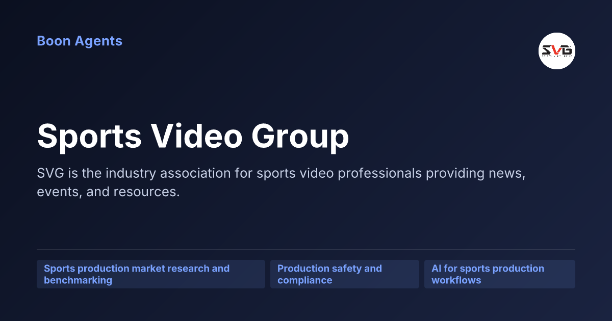 Sports Video Group — company overview