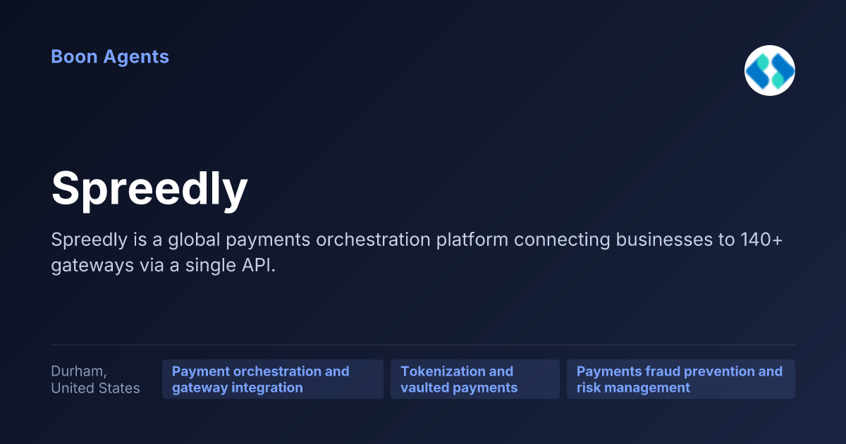 Spreedly — company overview