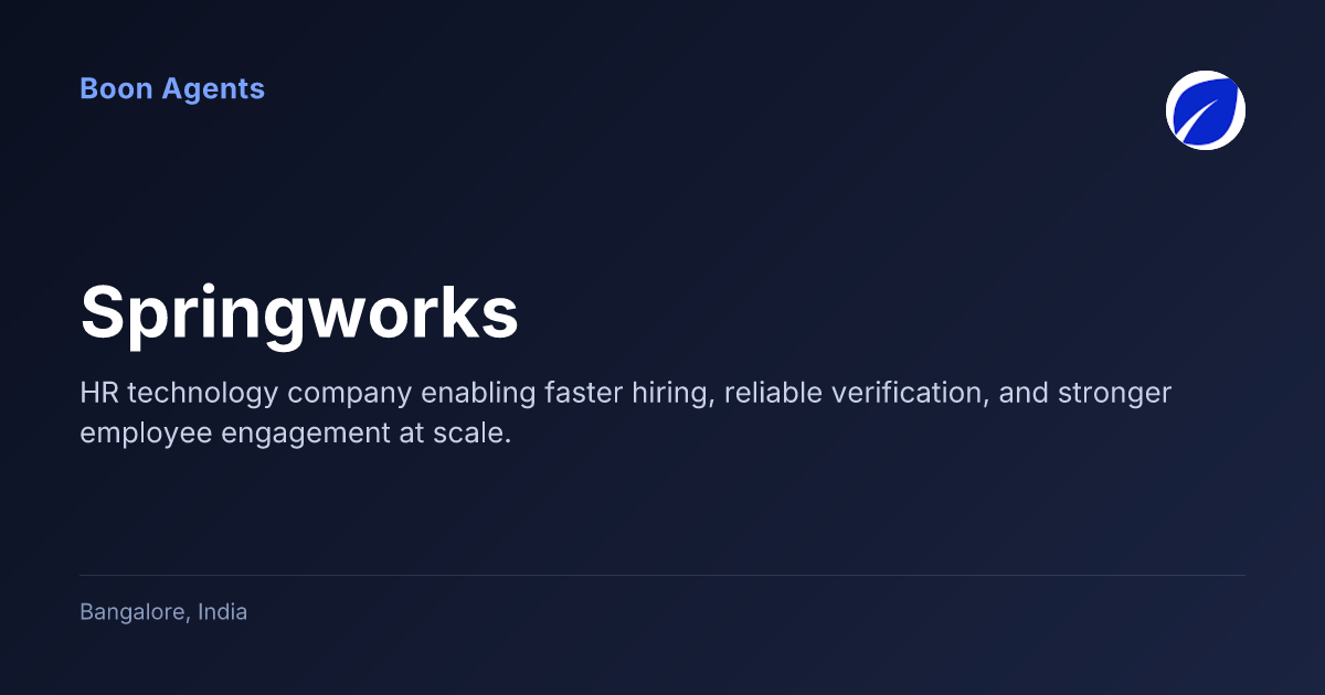 Springworks — company overview