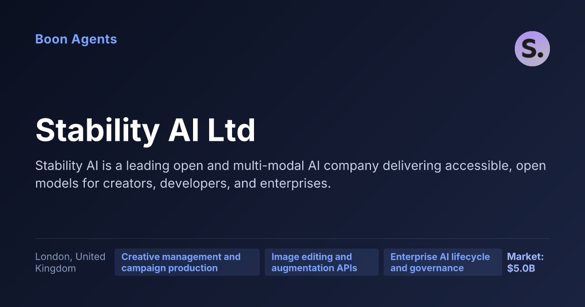 Stability AI Ltd — company overview