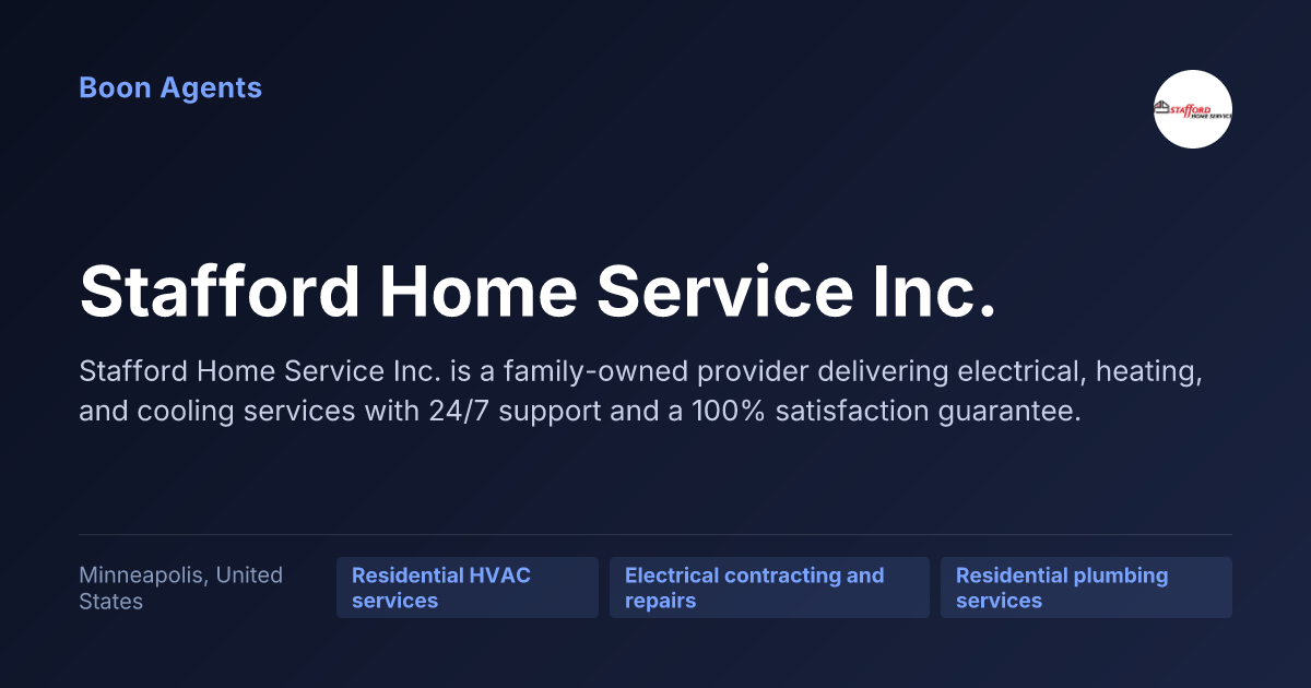 Stafford Home Service Inc. — company overview