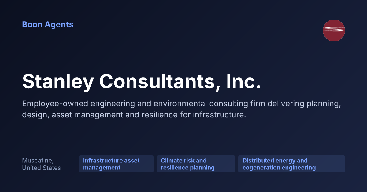 Stanley Consultants, Inc. — company overview