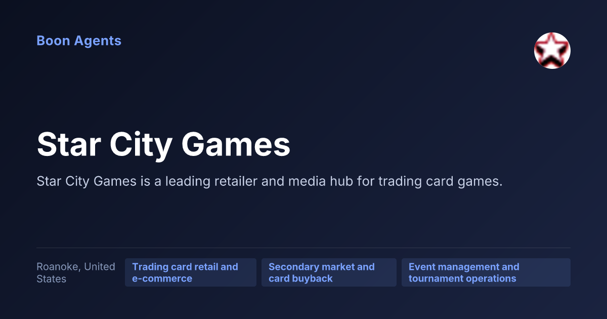 Star City Games — company overview
