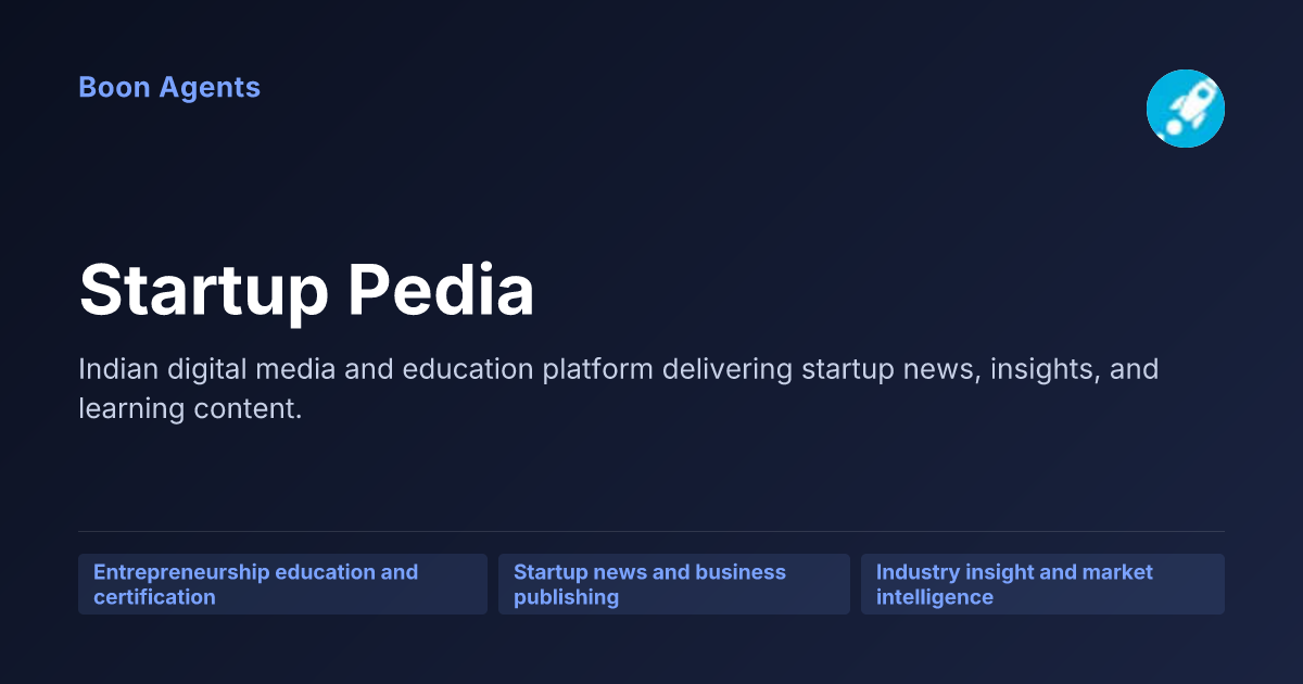 Startup Pedia — company overview