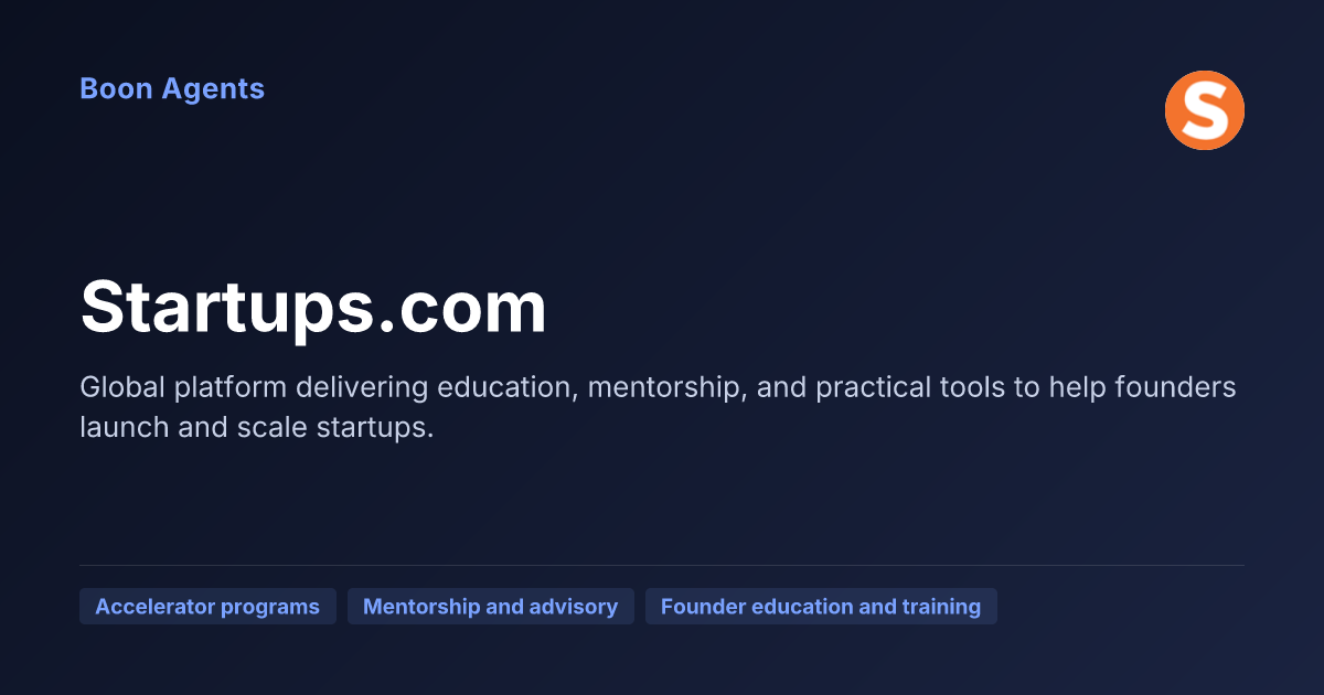Startups.com — company overview