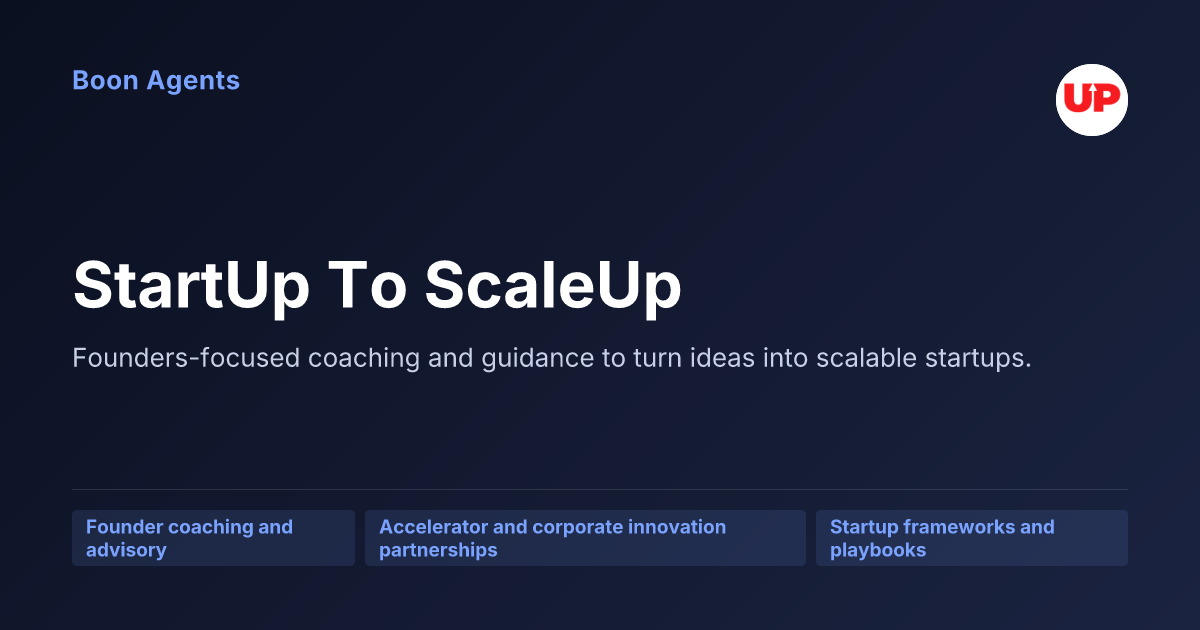 StartUp To ScaleUp — company overview