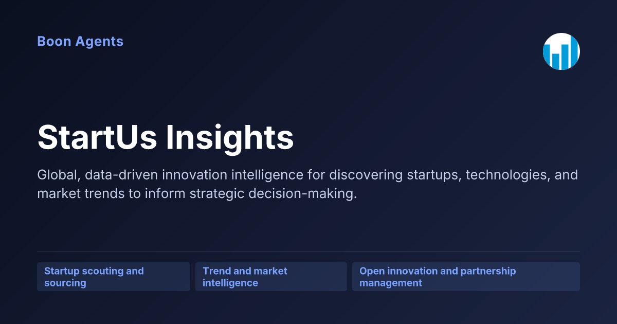 StartUs Insights — company overview