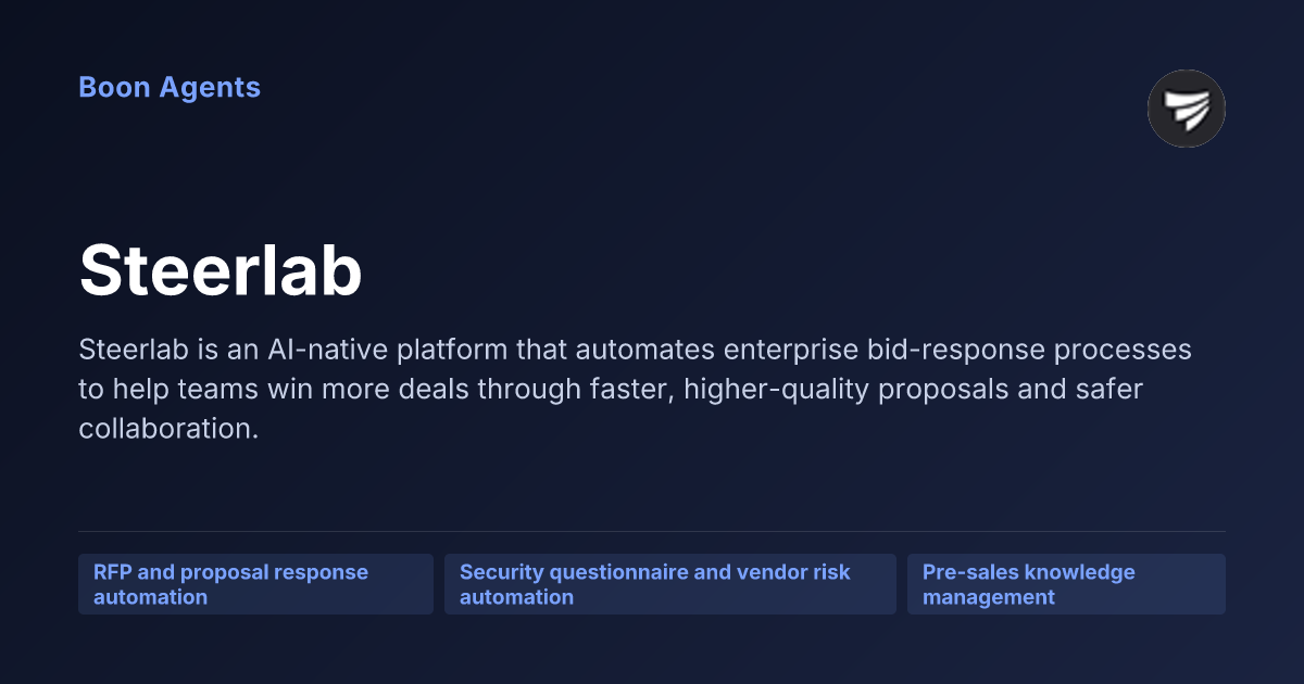 Steerlab — company overview