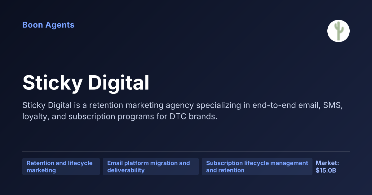 Sticky Digital — company overview