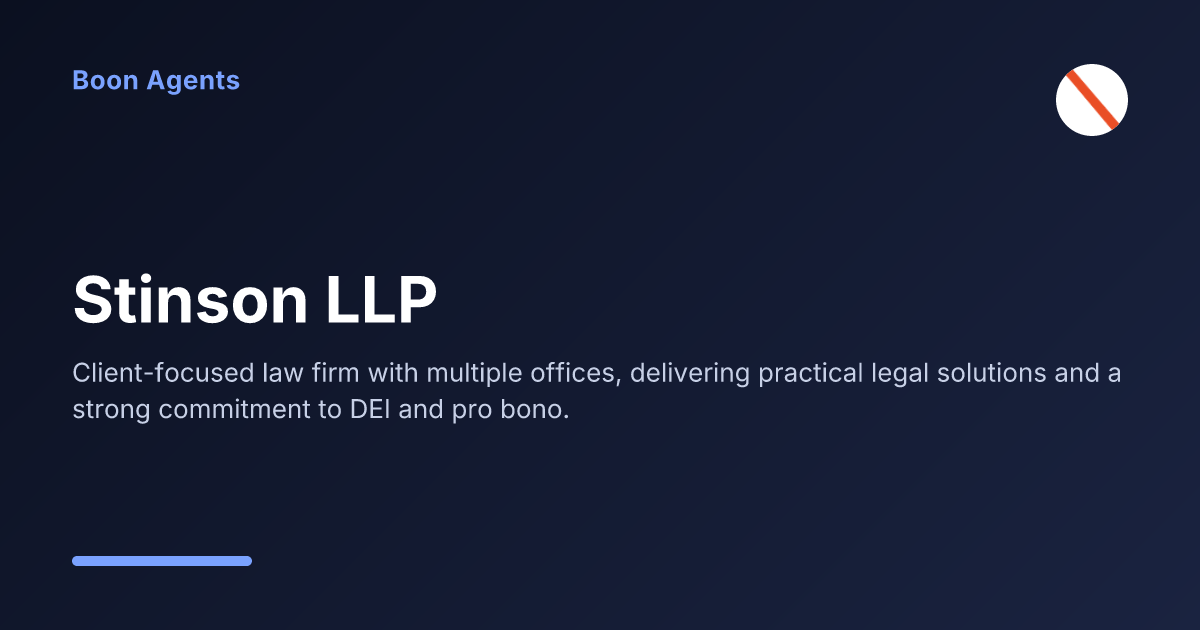 Stinson LLP — company overview