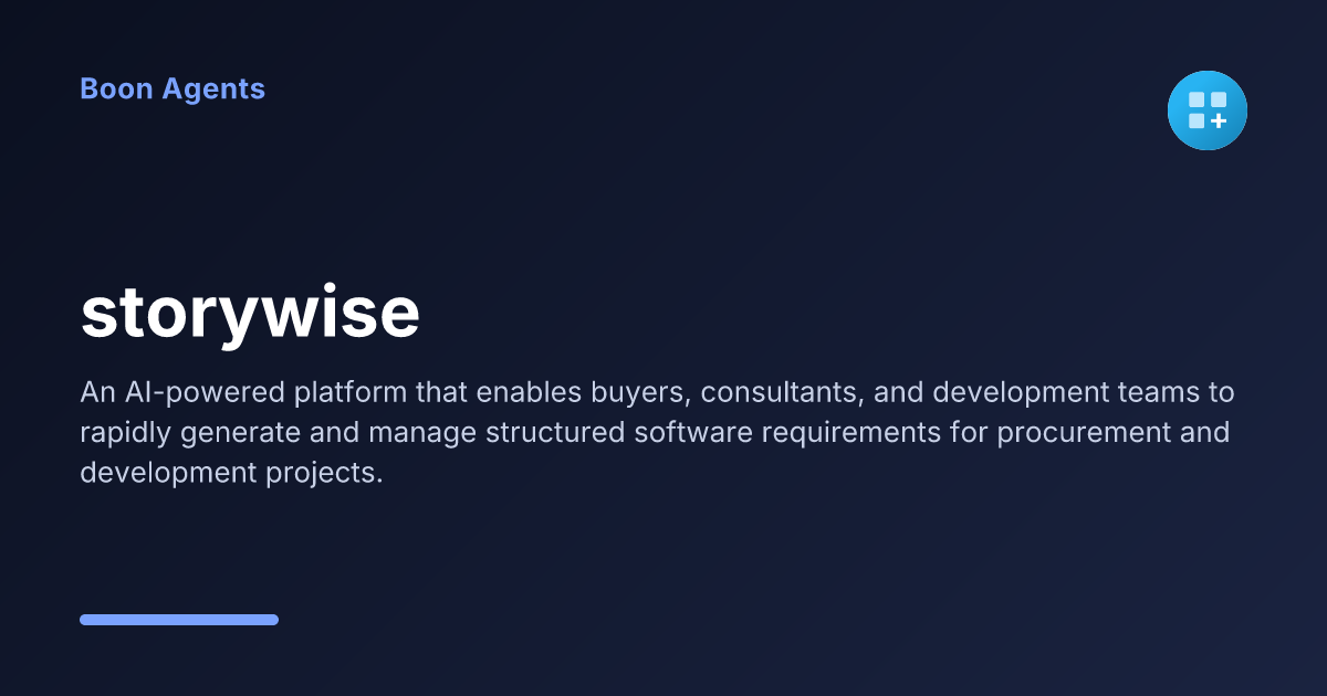 storywise — company overview