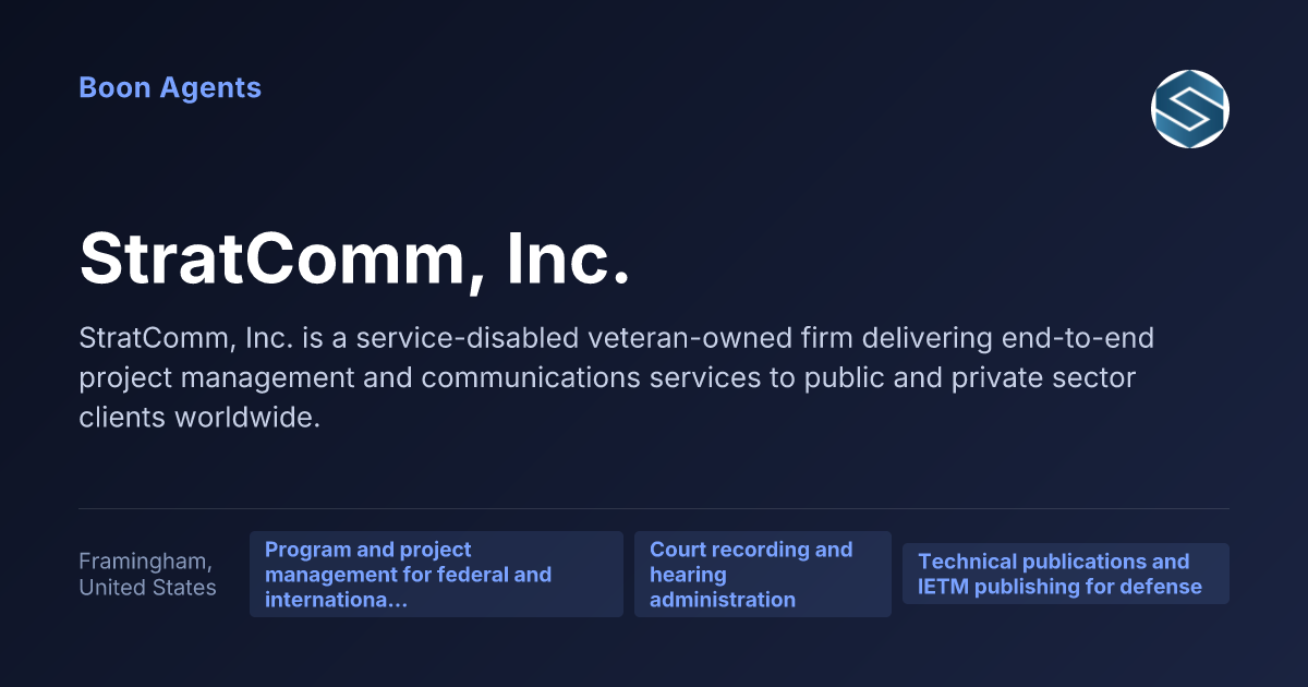 StratComm, Inc. — company overview