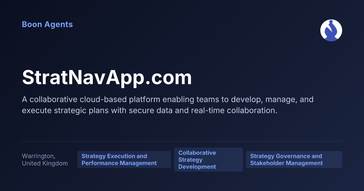StratNavApp.com — company overview