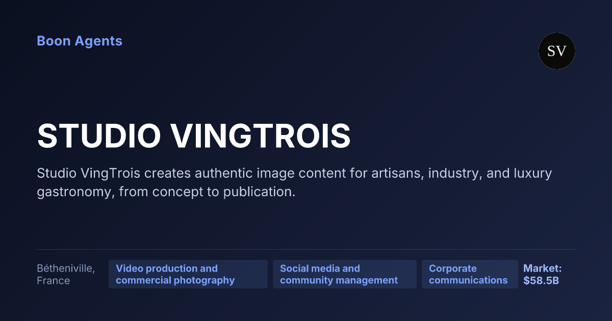 STUDIO VINGTROIS — company overview