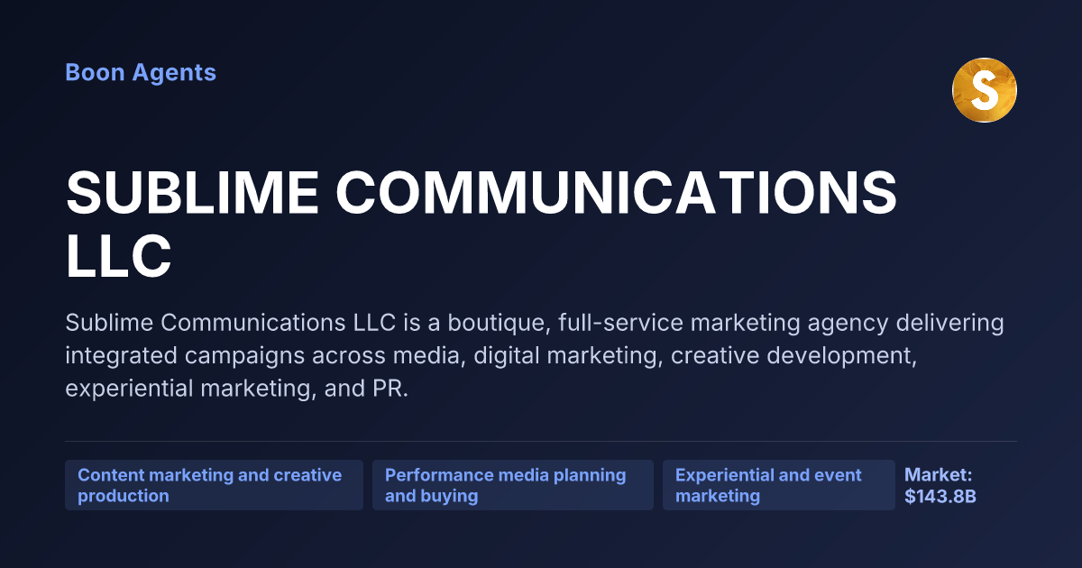 SUBLIME COMMUNICATIONS LLC — company overview