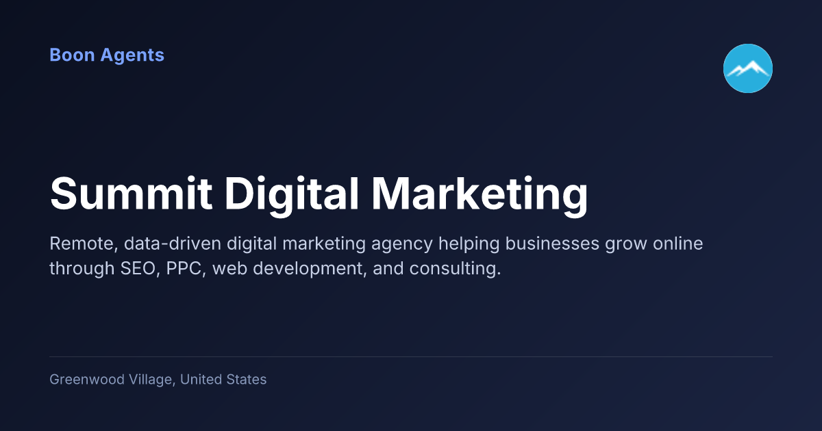 Summit Digital Marketing — company overview