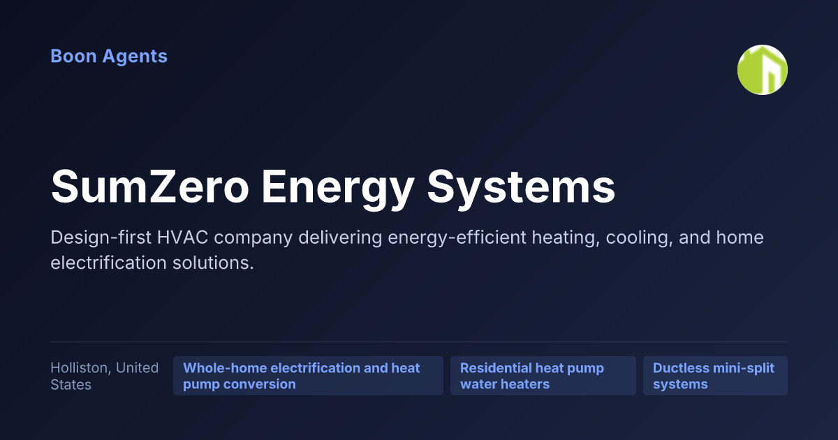 SumZero Energy Systems — company overview